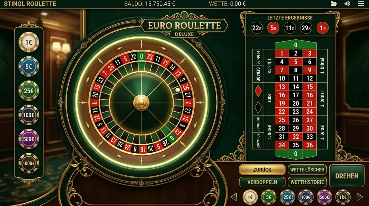 Tischspiele im Gambloria